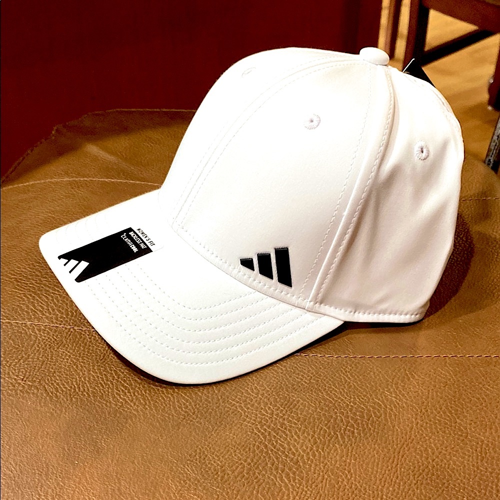 Adidas Classic White Cap with FREE hair accessories or jewelry:)